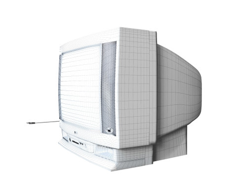 TV LG Aero sound 3D Model