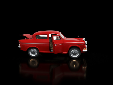 Car retro Modelo 3D