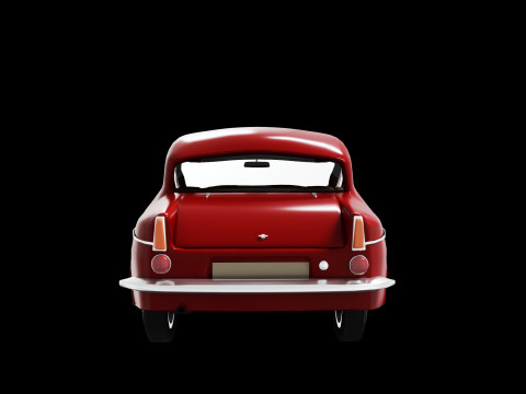 Car retro Anglia 4 105E 3D Модель