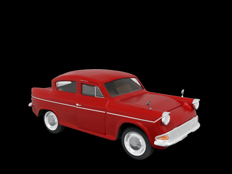 Car retro Anglia 4 105E 3D Модель