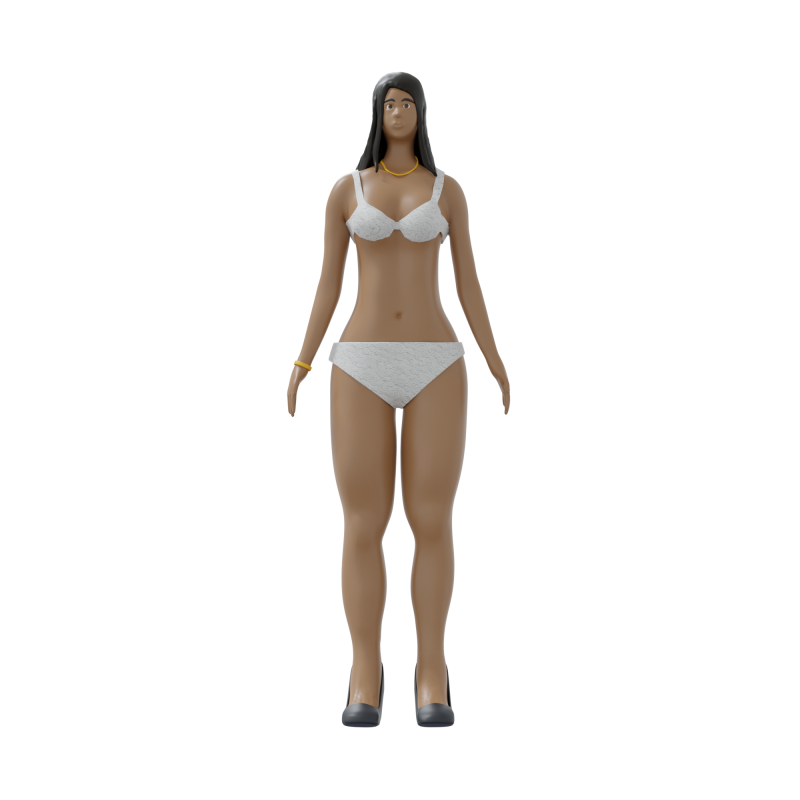 Girl human 3D मॉडल .c4d .max .obj .3ds .fbx .stl .blend 