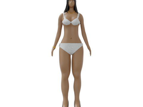 Girl human 3D Model