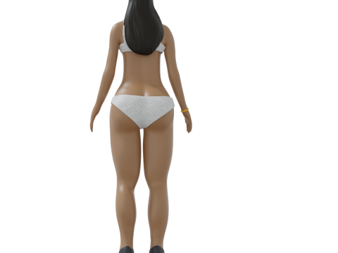 Girl human 3D मॉडल