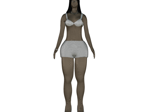 Girl human 3D मॉडल