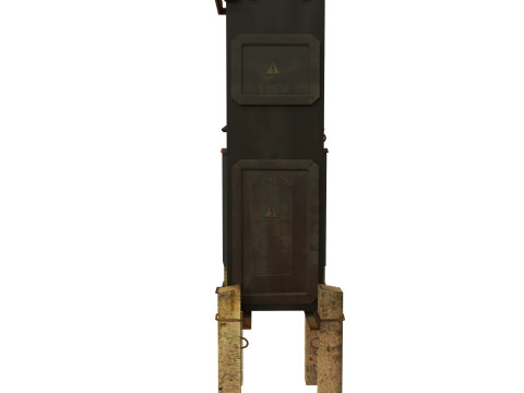 Elektrischer Transformator 3D Modell