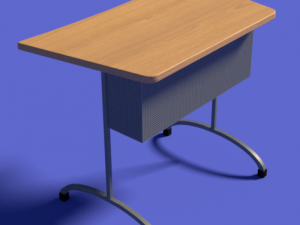 school desk 3D Model
