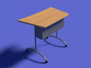 school desk 3D Model
