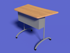 school desk 3D Model