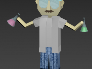 character game play 3D मॉडल