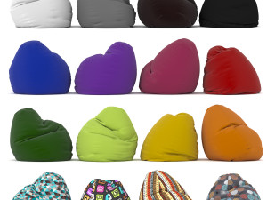 bean bag chairs Modelo 3D