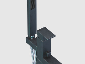gessi rettangolo bathroom mixer collection Modelo 3D
