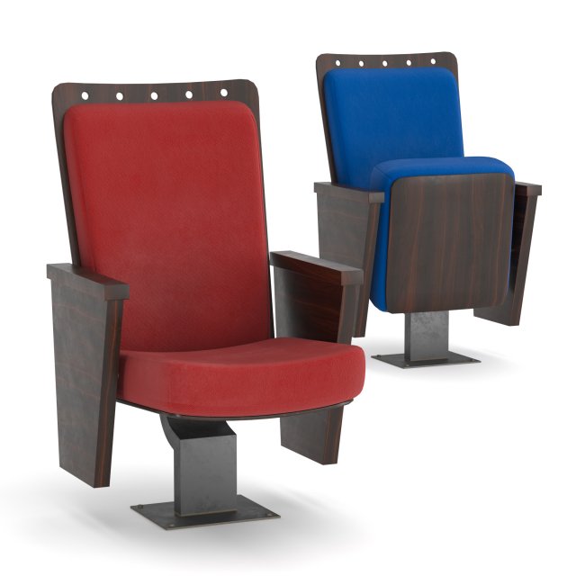 theater chair cologne eurosal Modelo 3D .c4d .max .obj .3ds .fbx .stl .blend 