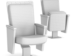 theater chair cologne eurosal Modelo 3D