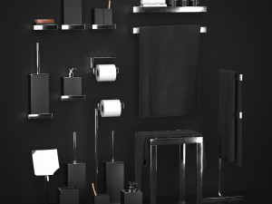 gessi rettangolo bathroom mixer collection Modelo 3D