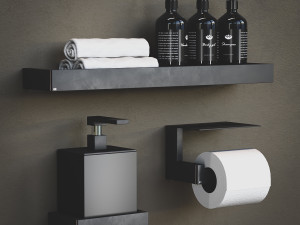 gessi rettangolo bathroom mixer collection Modelo 3D