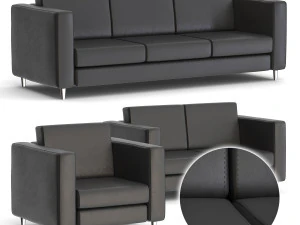 office sofa mvk 3D Model