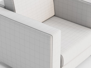 office sofa mvk Modelo 3D