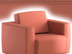 扶手椅 UNITAL VALENTINO 3D 模型