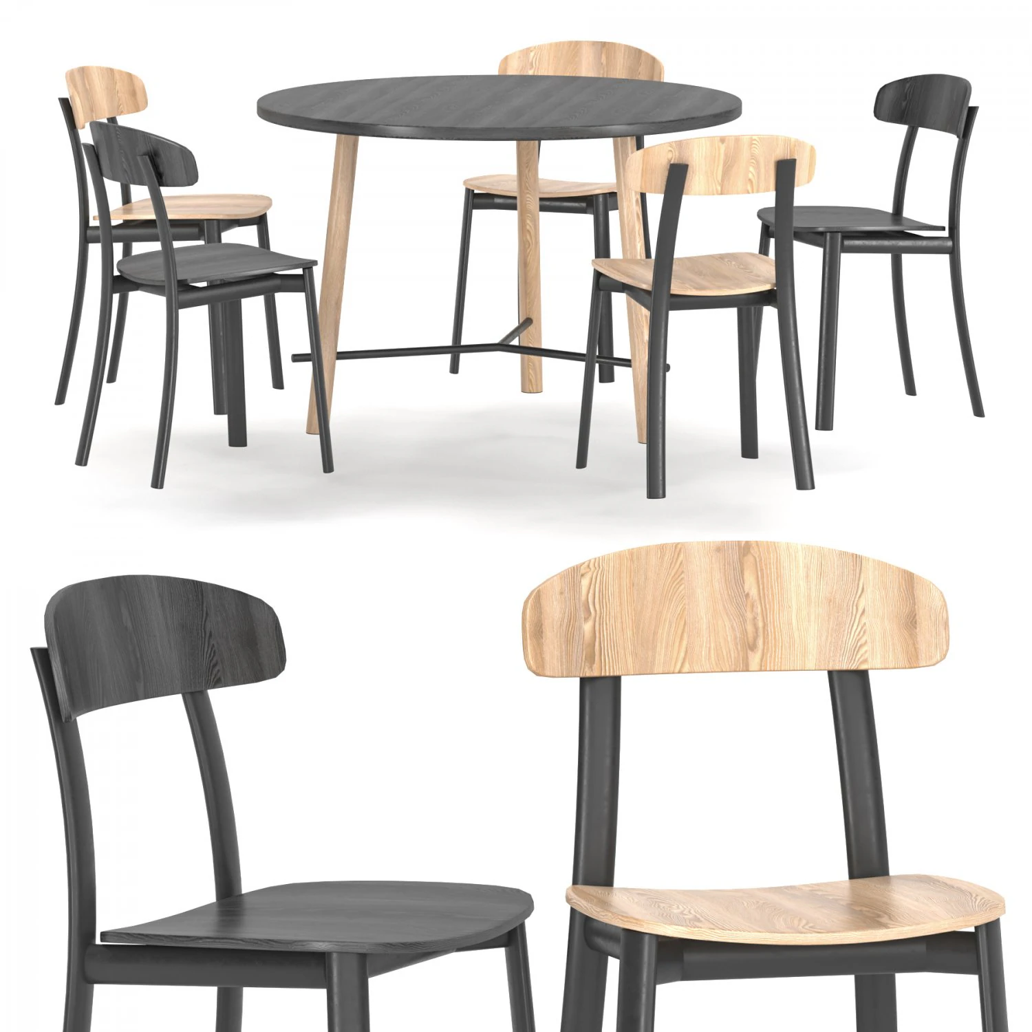 infinity chair feluca table record 3D Model .c4d .max .obj .3ds .fbx .stl .blend 