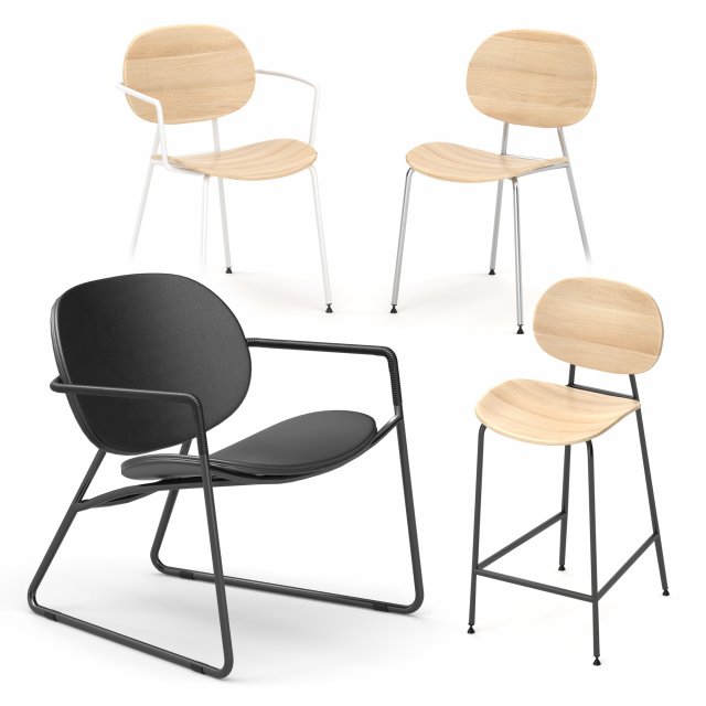 infiniti chair tondina Modelo 3D .c4d .max .obj .3ds .fbx .stl .blend 