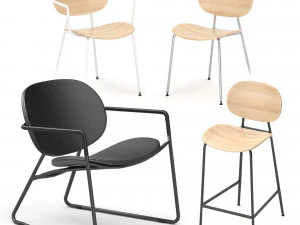 cadeira infiniti tondina Modelo 3D