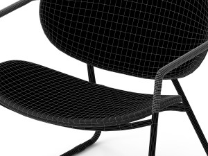 infiniti chair tondina Modelo 3D