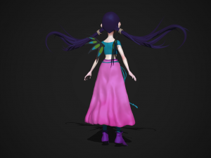 hay lin witch zbrush hd 3D Model