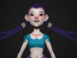 hay lin witch zbrush hd 3D Model