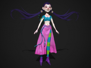 hay lin witch zbrush hd 3D Model