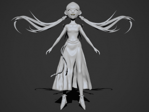 hay lin witch zbrush hd 3D Model
