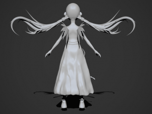 hay lin witch zbrush hd 3D Model
