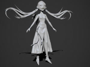 hay lin witch zbrush hd 3D Model