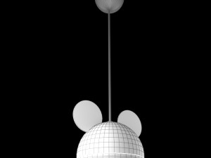 mickey ears pendant lamp 3D 모델
