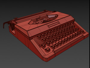 silverreedsilverettetypewrite 3D मॉडल