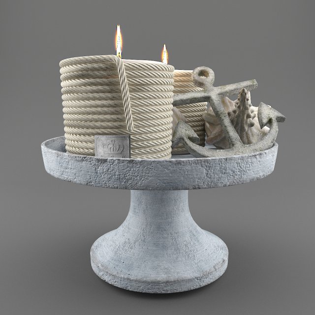 marinestyleelement 3D Model .c4d .max .obj .3ds .fbx .stl .blend 