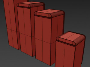 smeg refrigator Modelo 3D