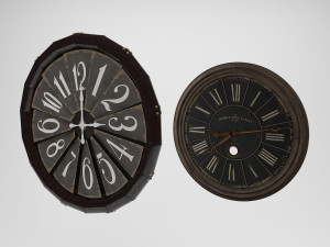 clcok vinci Model 3D