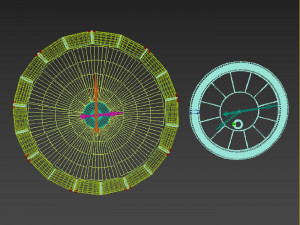 clcok vinci Model 3D