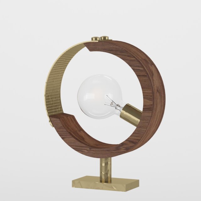 lucea manya wooden tumbled table lamp 3D 모델 .c4d .max .obj .3ds .fbx .stl .blend 