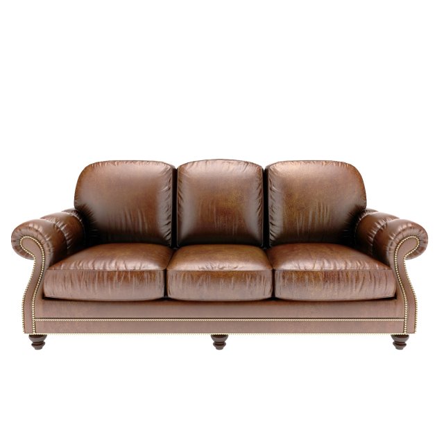 vintage club leather club sof 3D मॉडल .c4d .max .obj .3ds .fbx .stl .blend 