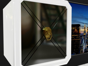 rachel luxury tv unit Model 3D