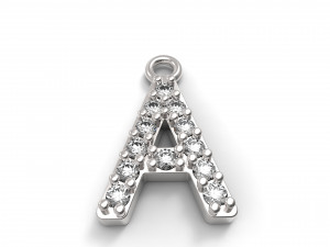 pendant ferpentur alphabet 3D Print Model