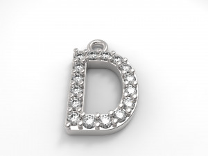 pendant ferpentur alphabet Model Cetak 3D
