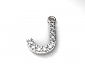 pendant ferpentur alphabet Model Cetak 3D