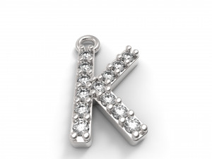 pendant ferpentur alphabet Model Cetak 3D