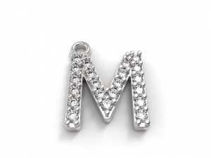 pendant ferpentur alphabet Model Cetak 3D