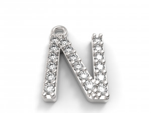 pendant ferpentur alphabet Model Cetak 3D