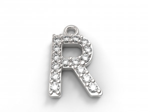 pendant ferpentur alphabet Model Cetak 3D