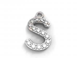 pendant ferpentur alphabet Model Cetak 3D