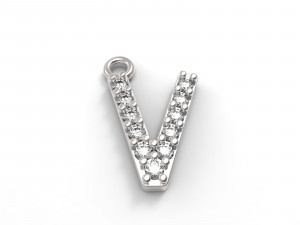 pendant ferpentur alphabet Model Cetak 3D